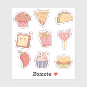 Sticker Snacks Kawaii