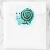 Sticker Snail Bleu (Sac)