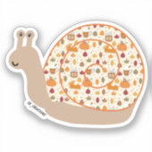 Sticker Snail d'automne (Recto)
