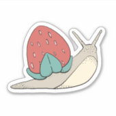 Sticker Snail de fraise Shell (Devant)
