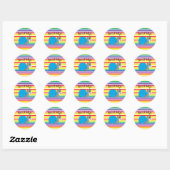 Sticker Snail Mail - bande arc-en-ciel! ! (Feuille)