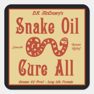 Sticker "Snake Oil"