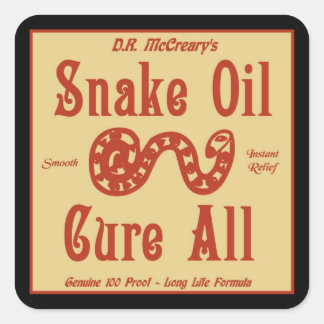 Sticker "Snake Oil"