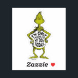 Sticker Snarky Grinch | Funny I'm Only Talking to My Dog T<br><div class="desc">The holidays will not be complete without The Grinch!  HOW THE GRINCH STOLE CHRISTMAS is a classic story of a town called Who-ville and how the Christmas spirit can melt even the coldest of hearts.</div>