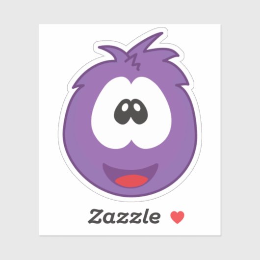 Sticker Sneezie Violet Heureux (Feuille)