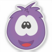 Sticker Sneezie Violet Heureux (Devant)