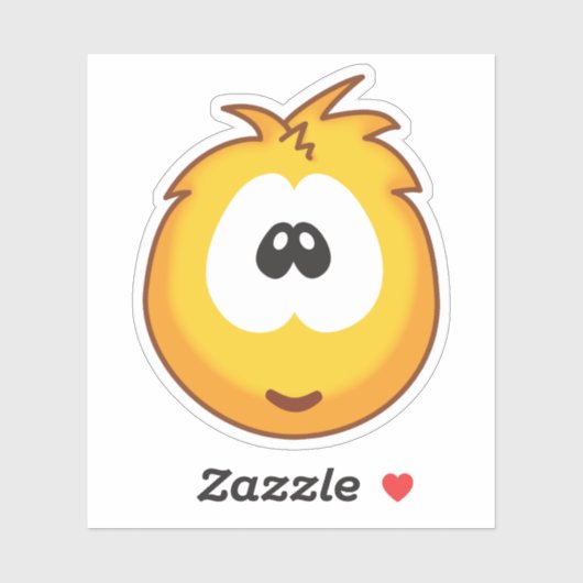 Sticker Sneezies Jaune Joyeux (Feuille)