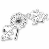 Sticker Snoopy Avec Dandelion (Devant)