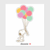 Sticker Snoopy et ballons (Feuille)