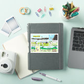 Sticker Snoopy & Friends | Go Camping (Couverture iPad)