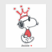 Sticker Snoopy - Joe Cool Crown (Feuille)