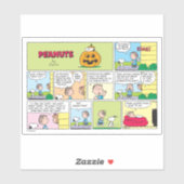 Sticker Snoopy & Linus | Les grandes nouvelles Citrouilles (Feuille)