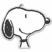 Sticker Snoopy Smile Giggle Laugh (Devant)
