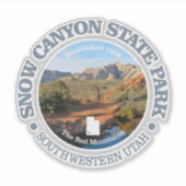 Sticker Snow Canyon SP (Devant)