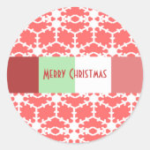 Sticker Snowflake Montré Coral Mais Vous Choisisse (Devant)