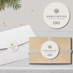 Sticker Snowflake pour cadeau de vacances d'entrep