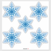 Sticker Snowflakes (Feuille)