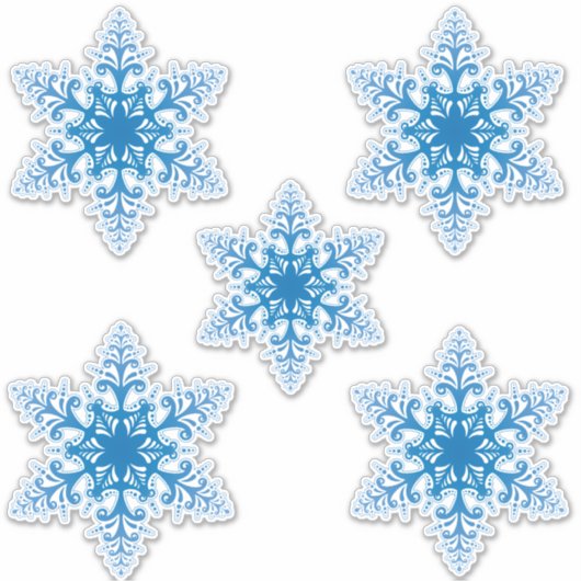 Sticker Snowflakes (Devant)