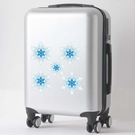Sticker Snowflakes (Sur valise)
