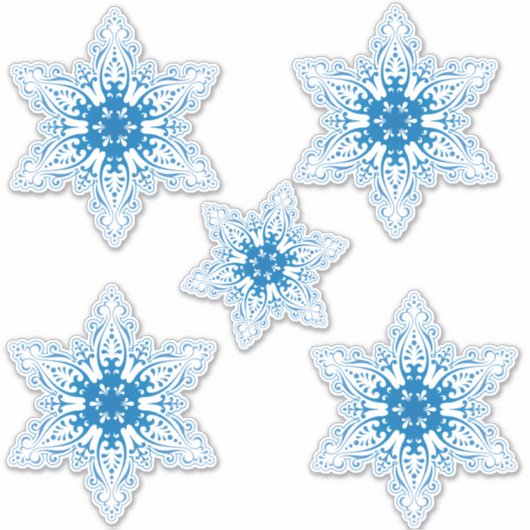 Sticker Snowflakes (Devant)