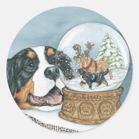 Sticker Snowglobe (Devant)