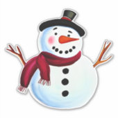 Sticker Snowman (Devant)