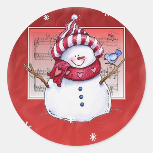 Sticker Snowman (Devant)
