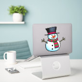 Sticker Snowman (Ordinateur portable sur le bureau)