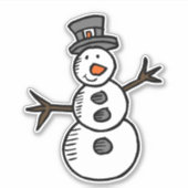 Sticker Snowman (Devant)