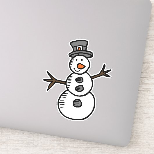 Sticker Snowman (Détail)