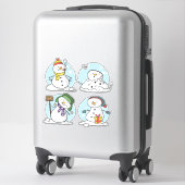 Sticker Snowman (Sur valise)