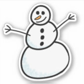 Sticker Snowman (Devant)