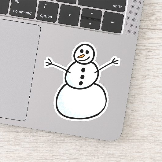 Sticker Snowman (Détail)