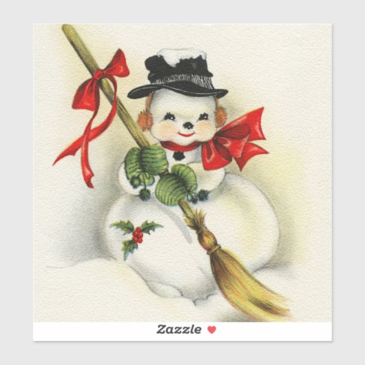 Sticker Snowman 001 (Feuille)