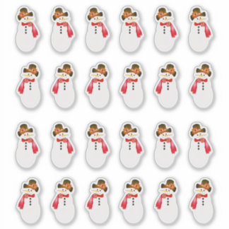 Sticker Snowman 24 pièces