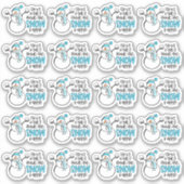 Sticker Snowman Pun Votre Commande M'A Rendu Si Heureux Bu (Devant)