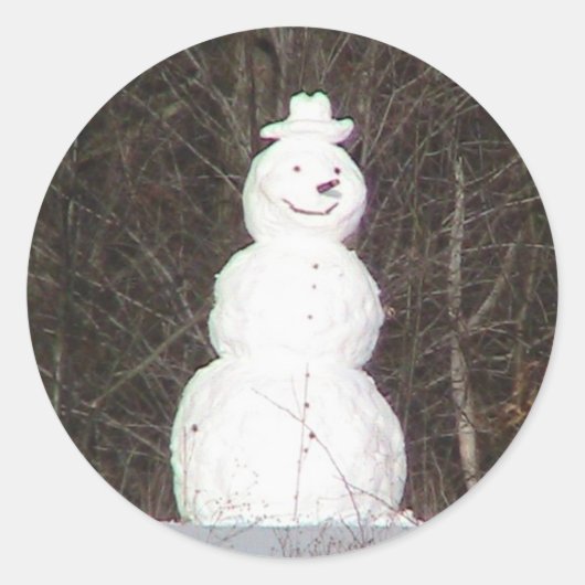 Sticker Snowman souriant (Devant)