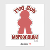 Sticker So Fun Mersonality Game Piece Statement (Feuille)