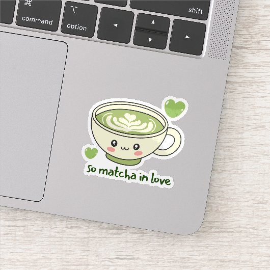 Sticker So Matcha In Love Cute (Détail)