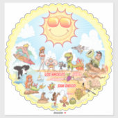 Sticker SoCal (Feuille)