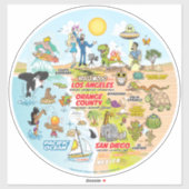 Sticker SoCal (Feuille)