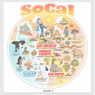 Sticker SoCal Dream