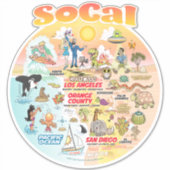 Sticker SoCal Dream (Devant)