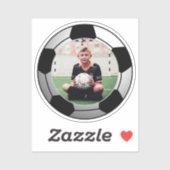 Sticker Soccer Ball Sports Photo (Feuille)