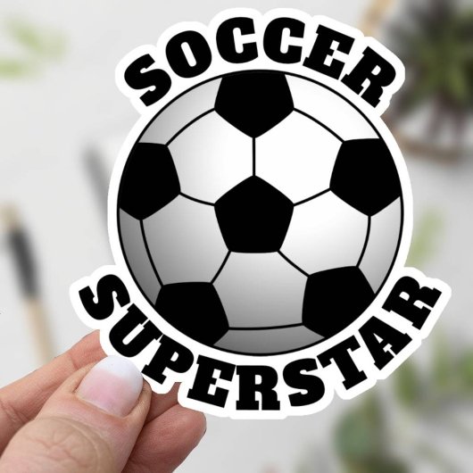 Sticker Soccer Superstar Sports