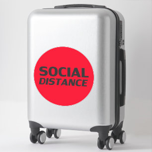 Sticker "Social Distance" 19 Grand Floor Circle