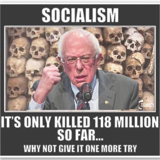 Sticker socialisme (Devant)