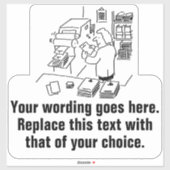 Sticker Société d'impression et d'impression (Feuille)