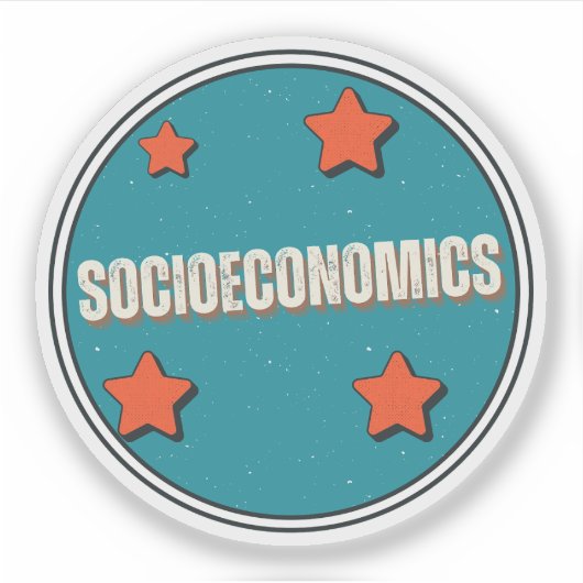 Sticker Socioéconomie (Devant)