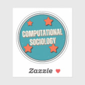 Sticker Sociologie computationnelle (Feuille)